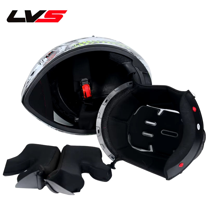 Full Face Racing Helmets Winter Warm Double Visor Motorcycle Helmet Motorbike Sports Helmet